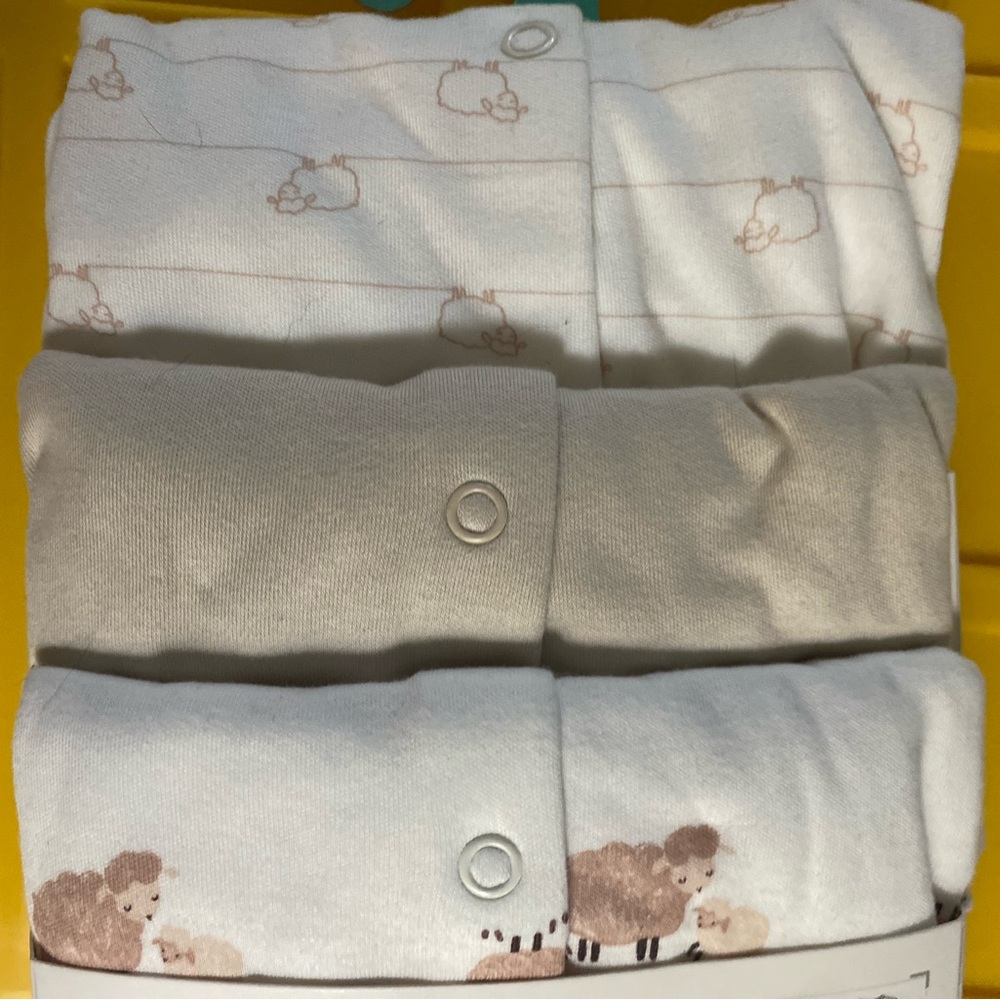 Primark Kids Bodysuits - White and Tan